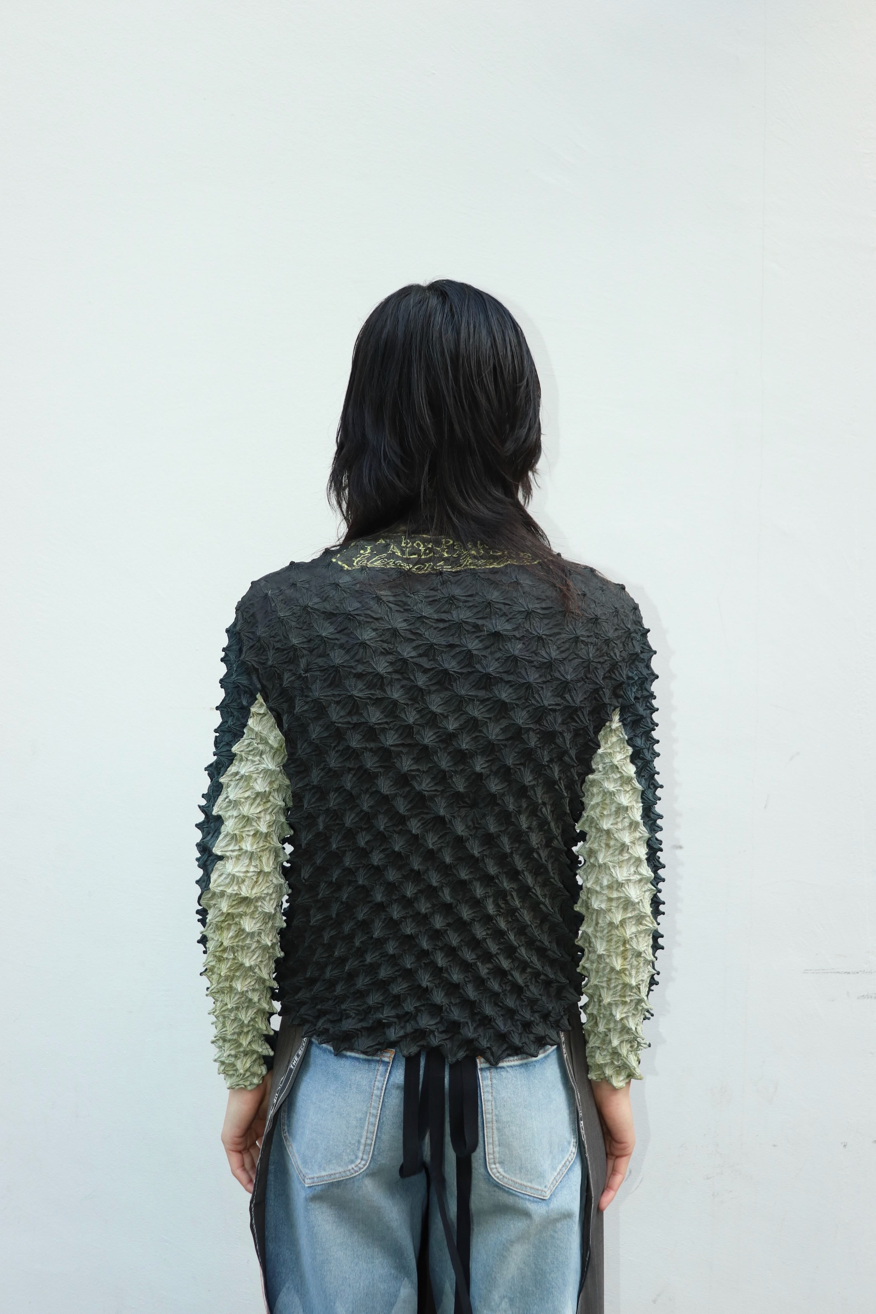 MASU(エムエーエスユー)のSPIKY FLIGHT JACKET SMOKE BLACKの通販