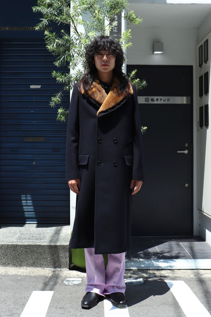 【マミッコ】TOGA ネイビー ロングコート TOGA(トーガ)のMELTON COAT NAVYの通販｜PALETTE art aliveの