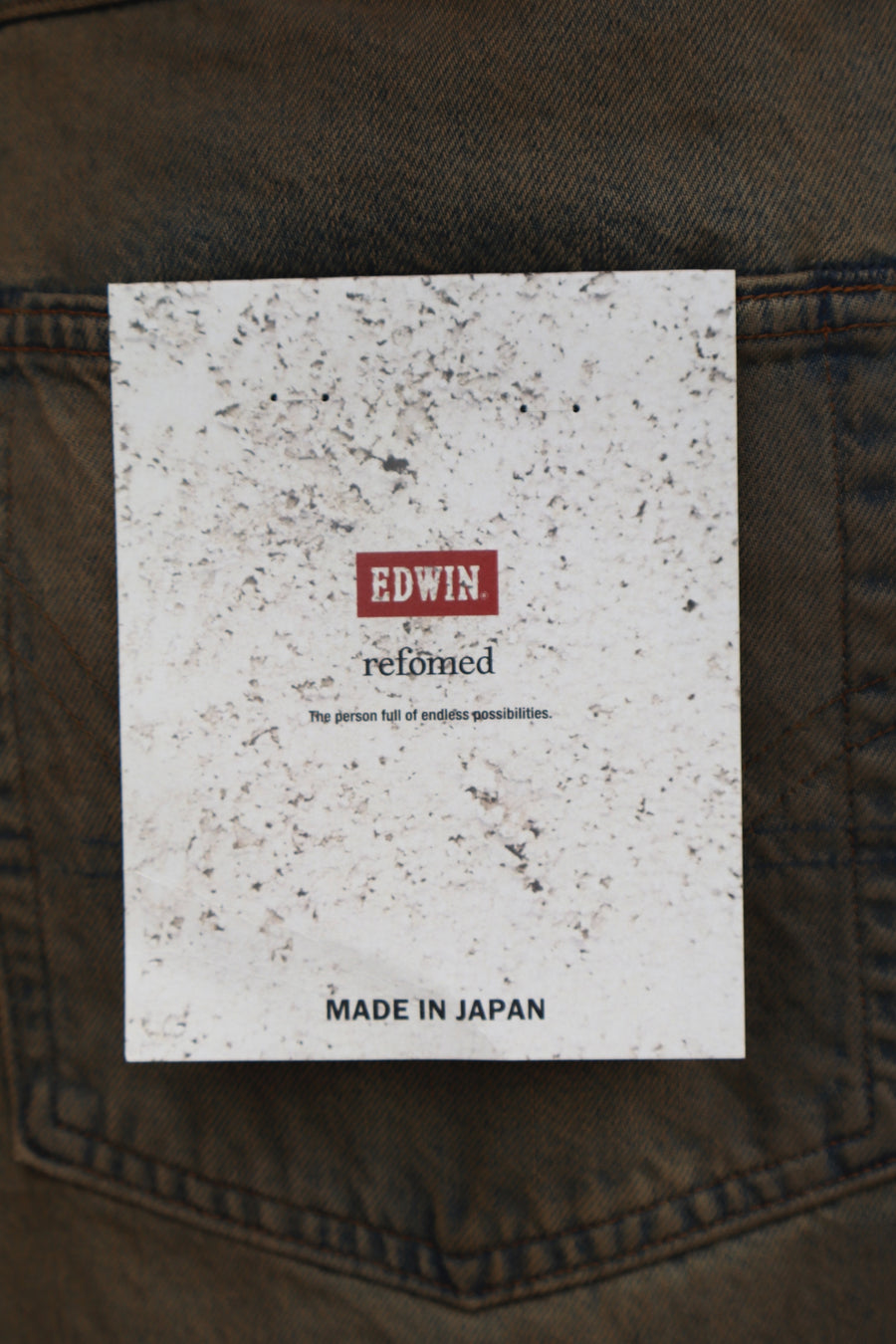 refomed  FRESH MAN DENIM WIDE PANTS by EDWIN