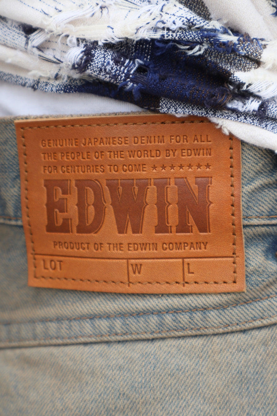 refomed  FRESH MAN DENIM WIDE PANTS by EDWIN