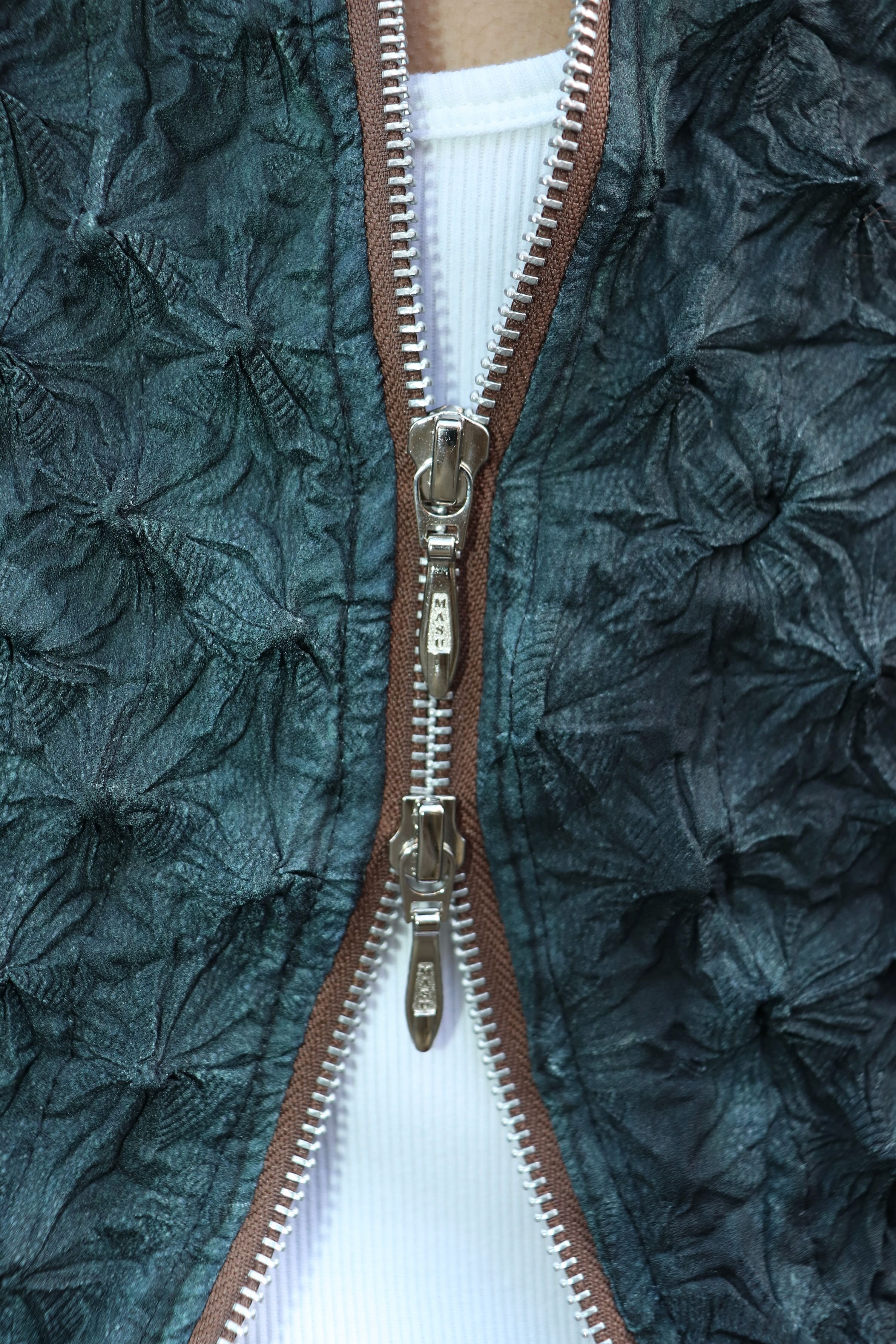 MASU(エムエーエスユー)のSPIKY FLIGHT JACKET SMOKE BLACKの通販