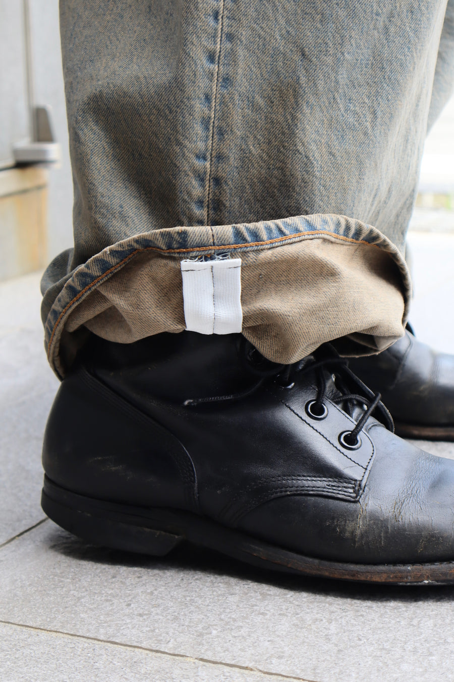 refomed  FRESH MAN DENIM WIDE PANTS by EDWIN