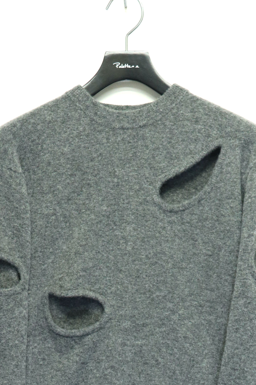 TOGA VIRILIS  2023aw Hole knit pullover(GRAY)