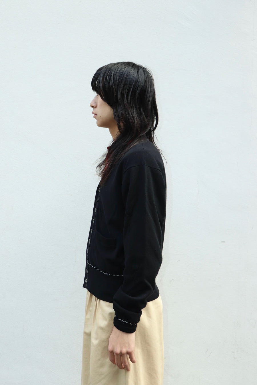 MASU(エムエーエスユー)のMB 10 BUTTONS CARDIGAN BLACKの通販