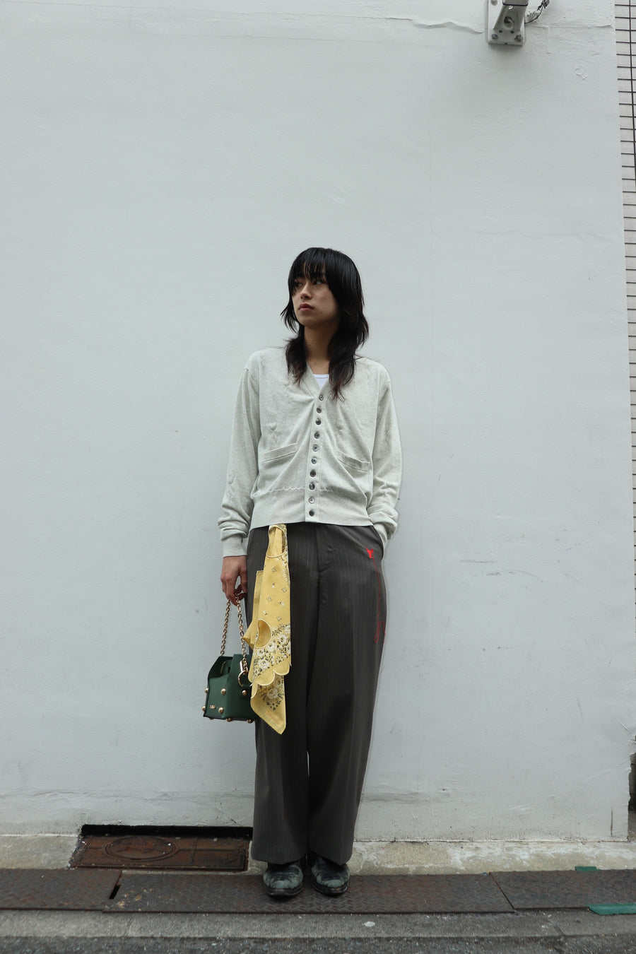MASU(エムエーエスユー)のLEATHER CAKE BAG MOSS GREEN(バッグ)の通販