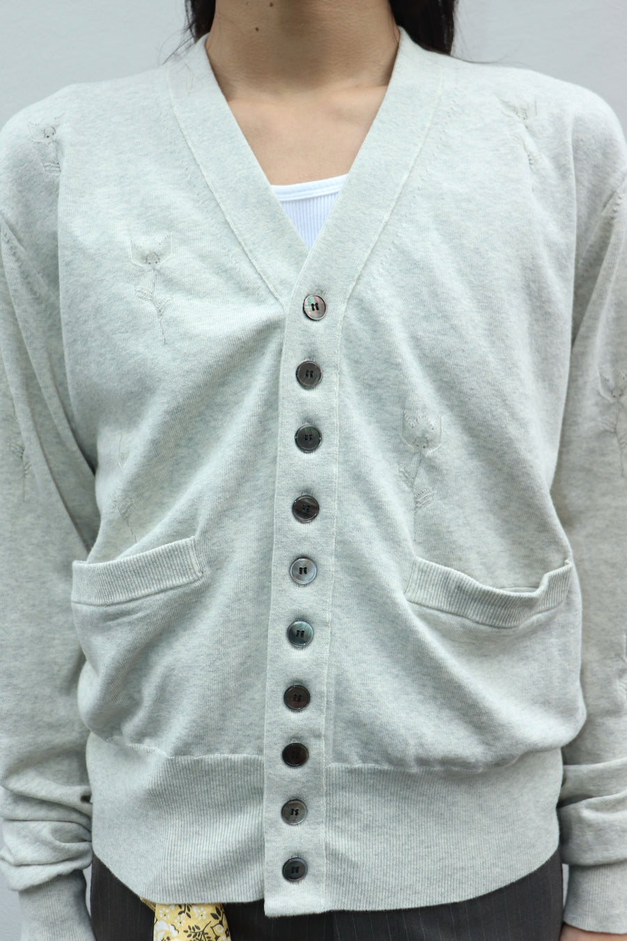 MASU(エムエーエスユー)のMB 10 BUTTONS CARDIGAN OATMEALの通販