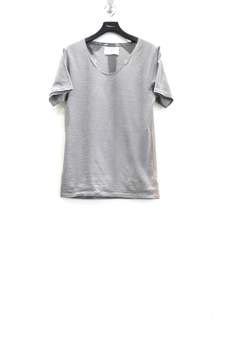 SUGARHILL  STRIPE TEE(BLACK × ECRU)