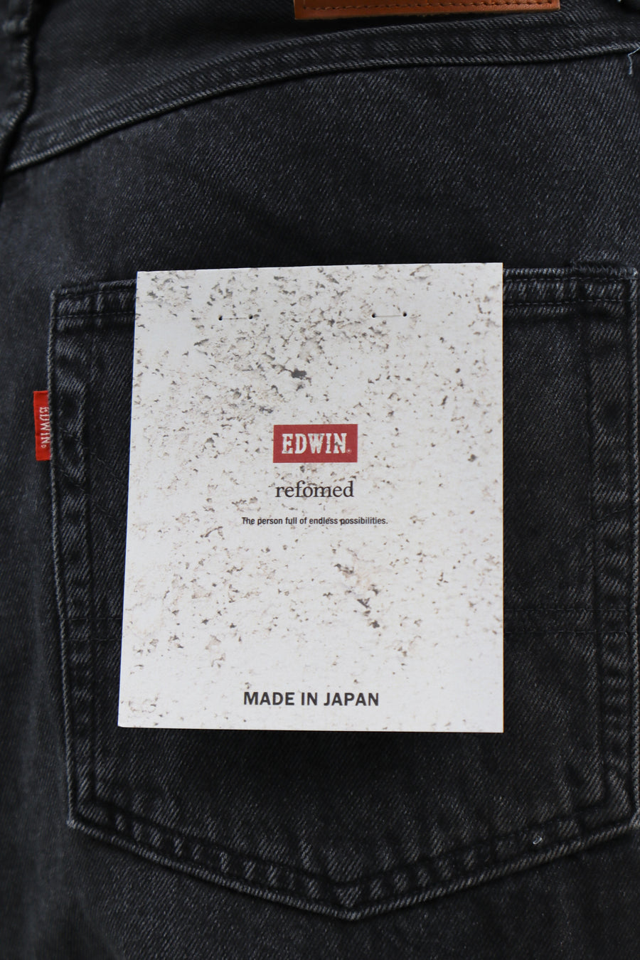 refomed  FRESH MAN DENIM WIDE PANTS by EDWIN