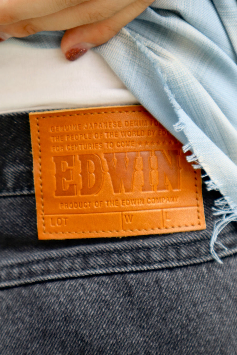 refomed  FRESH MAN DENIM WIDE PANTS by EDWIN