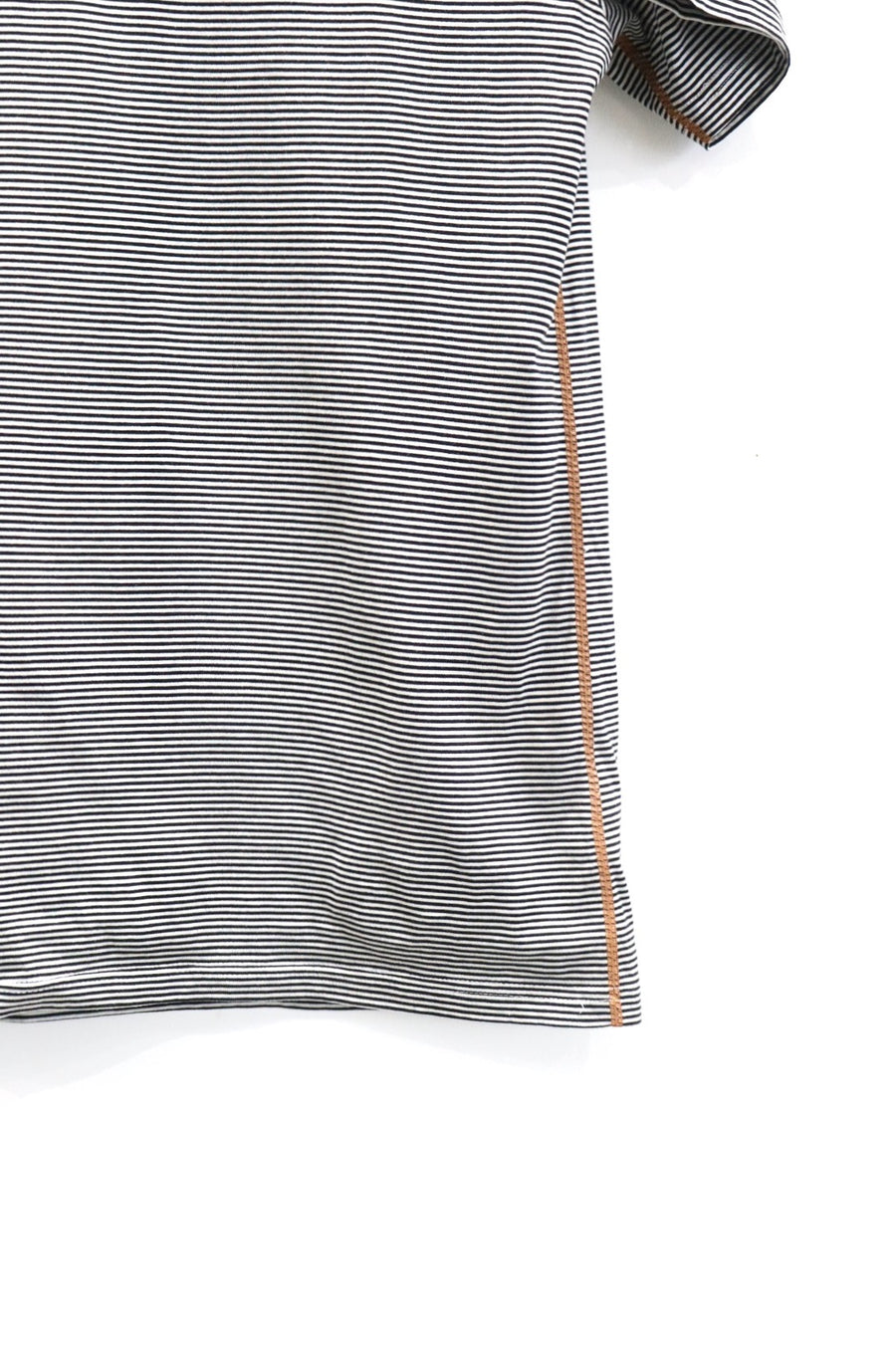 SUGARHILL  STRIPE TEE(BLACK × ECRU)