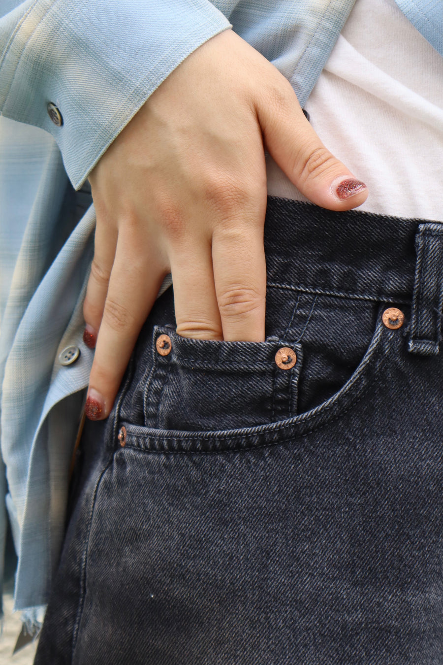 refomed  FRESH MAN DENIM WIDE PANTS by EDWIN