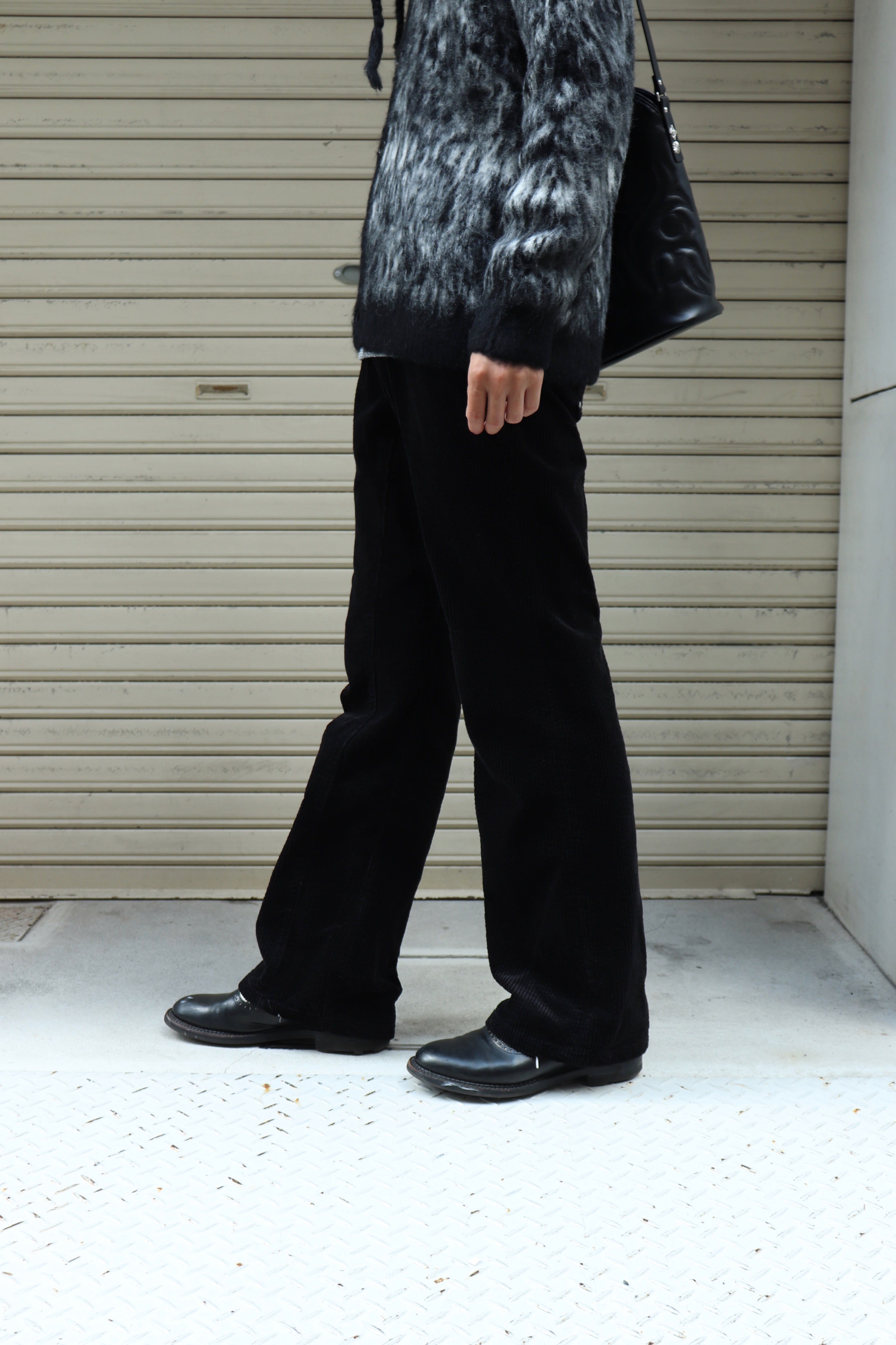 LITTLEBIG(リトルビッグ)のCorduroy Bootcut Pants Black or Bordeaux