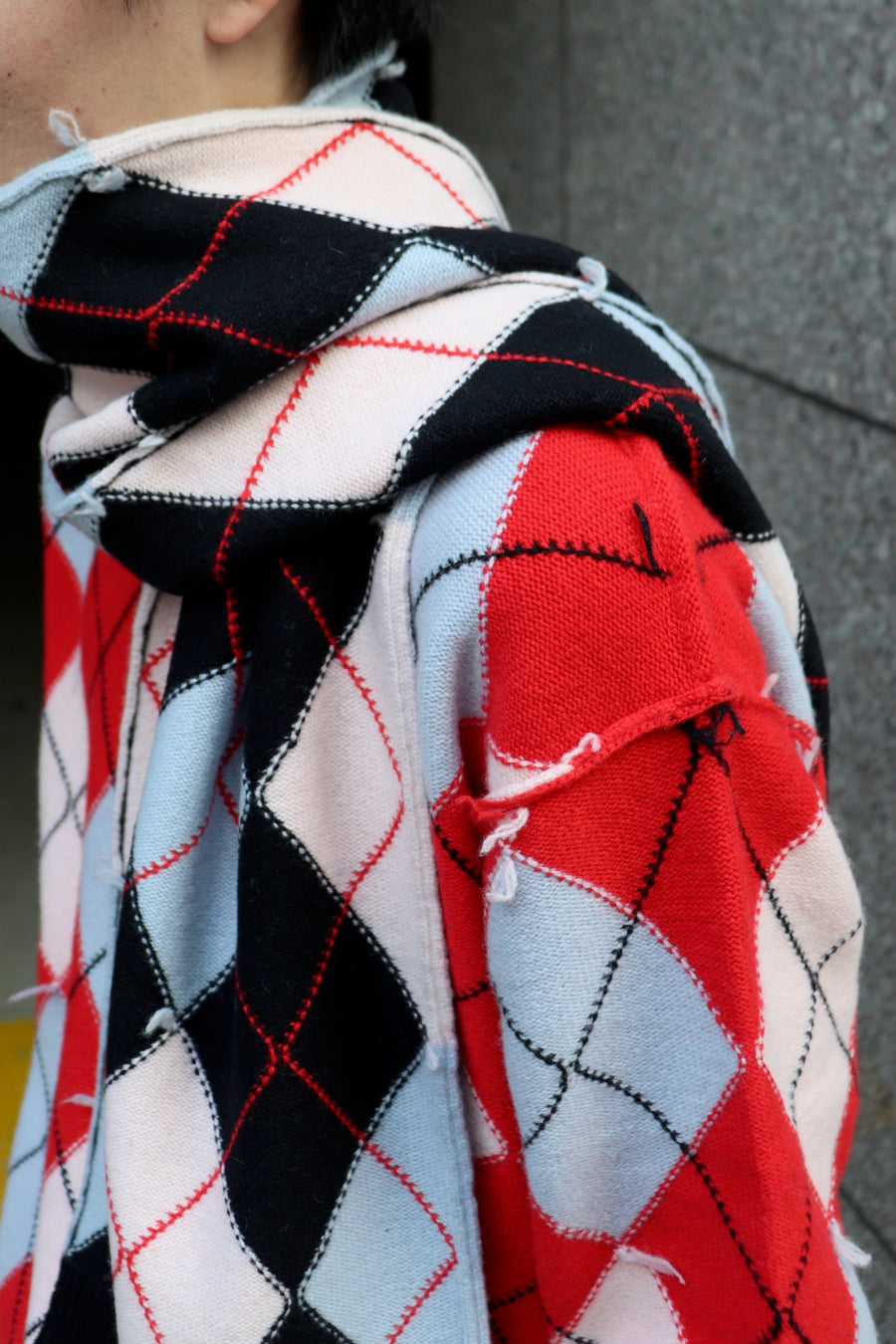 【MASU】22aw DIAMOND PUFFER SCARF MASU(エムエーエスユー)のDIAMOND PUFFER SCARF REDの通販｜PALETTE