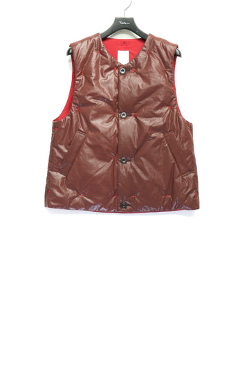 fluss  padded glossy vest