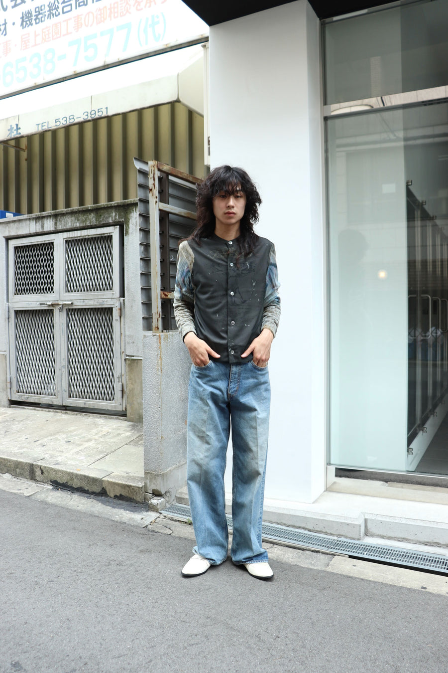 MASU(エムエーエスユー)のANGEL DIAGRAM LAYERED CARDIGAN BLACKの通販