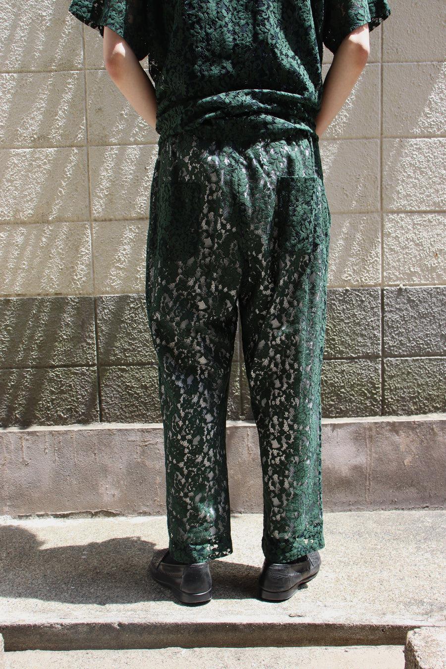 Urig  LACE EASY FL PANTS(GREEN)