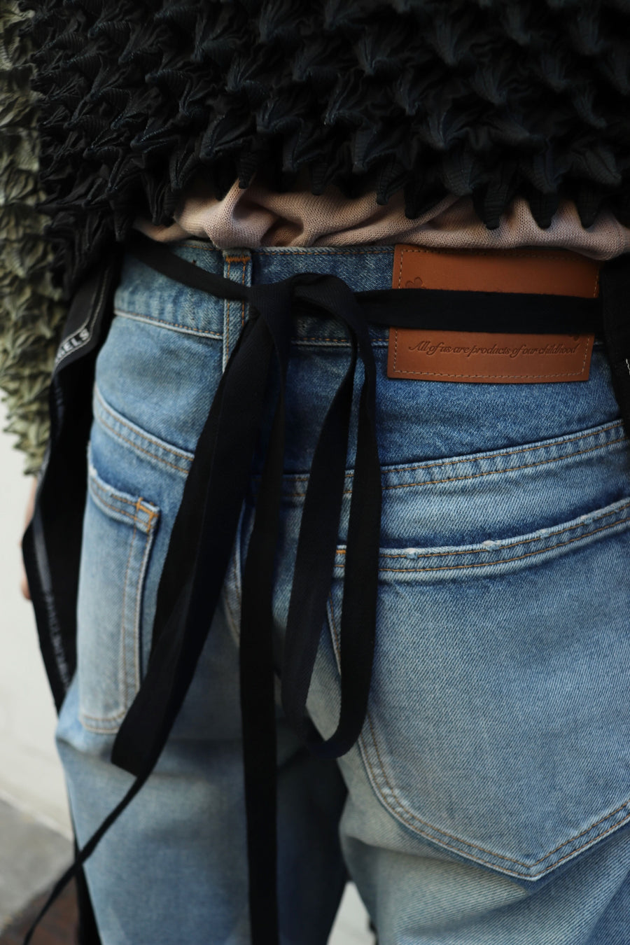 MASU(エムエーエスユー)のPLEATED APRON BLACKの通販｜PALETTE art