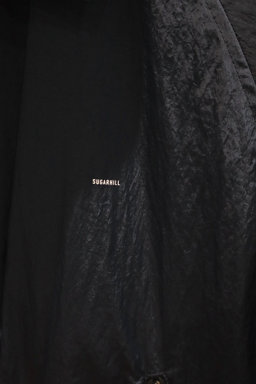 SUGARHILL  NYLON ZIP SWINGTOP(NAVY)