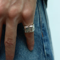 MASU SIGNET RING(SILVER) 15号　新品未使用　未開封 MASU(エムエーエスユー)のSIGNET RING SILVERの通販｜PALETTE art