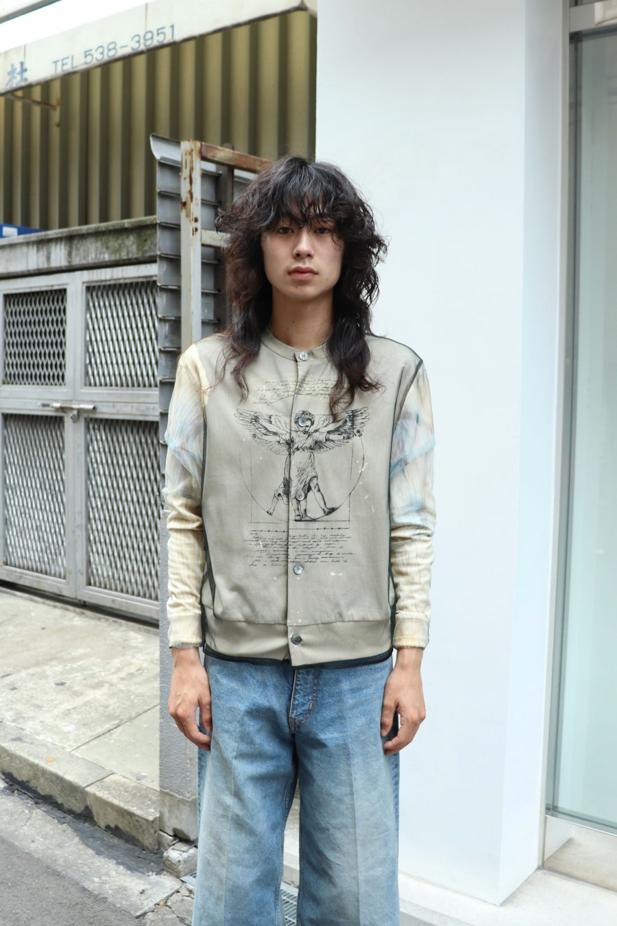MASU(エムエーエスユー)のANGEL DIAGRAM LAYERED CARDIGAN IVORYの通販