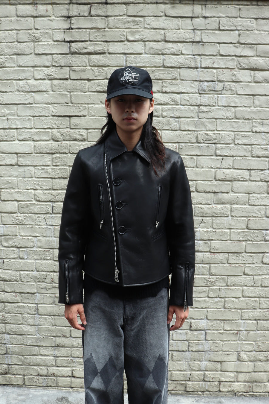 MASU  CLASSIC MOTORCYCLE LEATHER JACKET