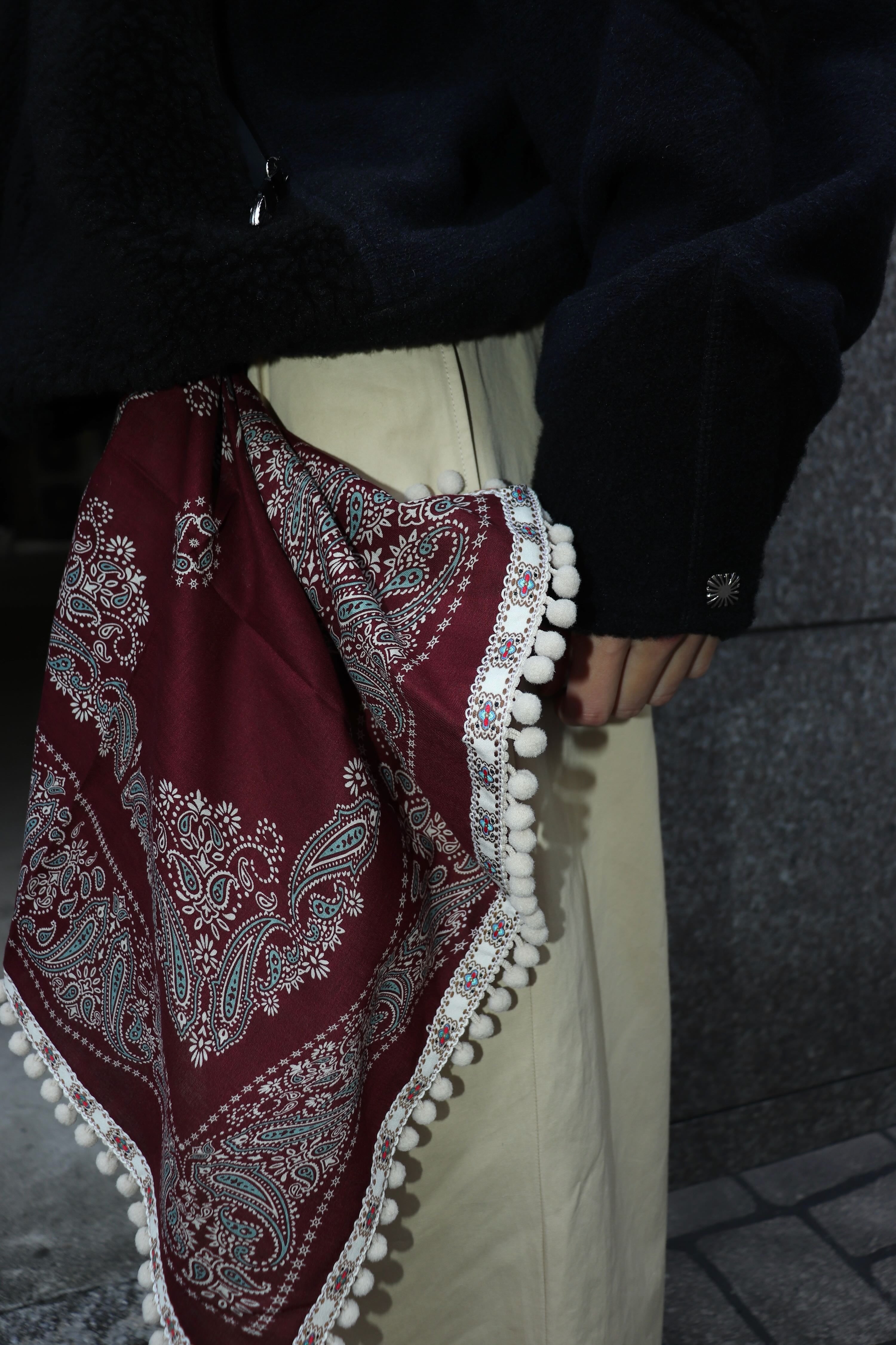 SUGARHILL(シュガーヒル)のPOMPOM BANDANA REDの通販｜PALETTE art 