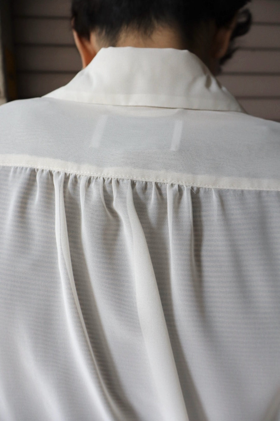 SUGARHILL  SHEER CORDED SHIRTS(ECRU)