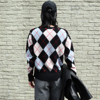 MASU(エムエーエスユー)のDIAMOND SCRAPED SWEATER BLACKの通販