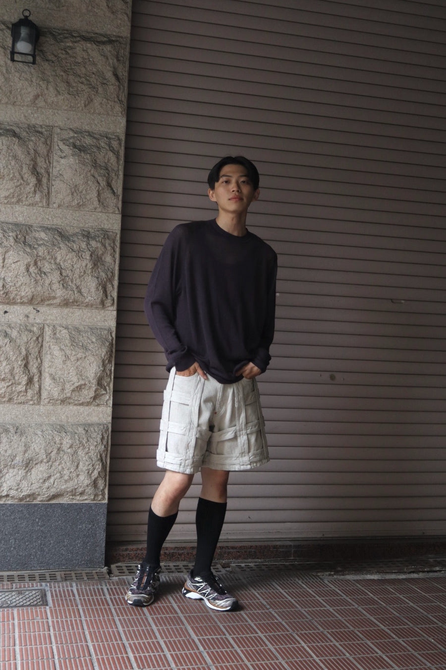 SUGARHILL  SUMMER KNIT SWEATER(PURPLE)