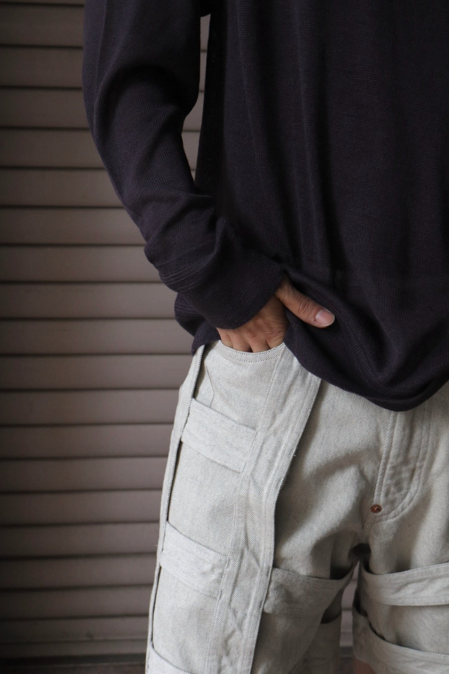 SUGARHILL  SUMMER KNIT SWEATER(PURPLE)