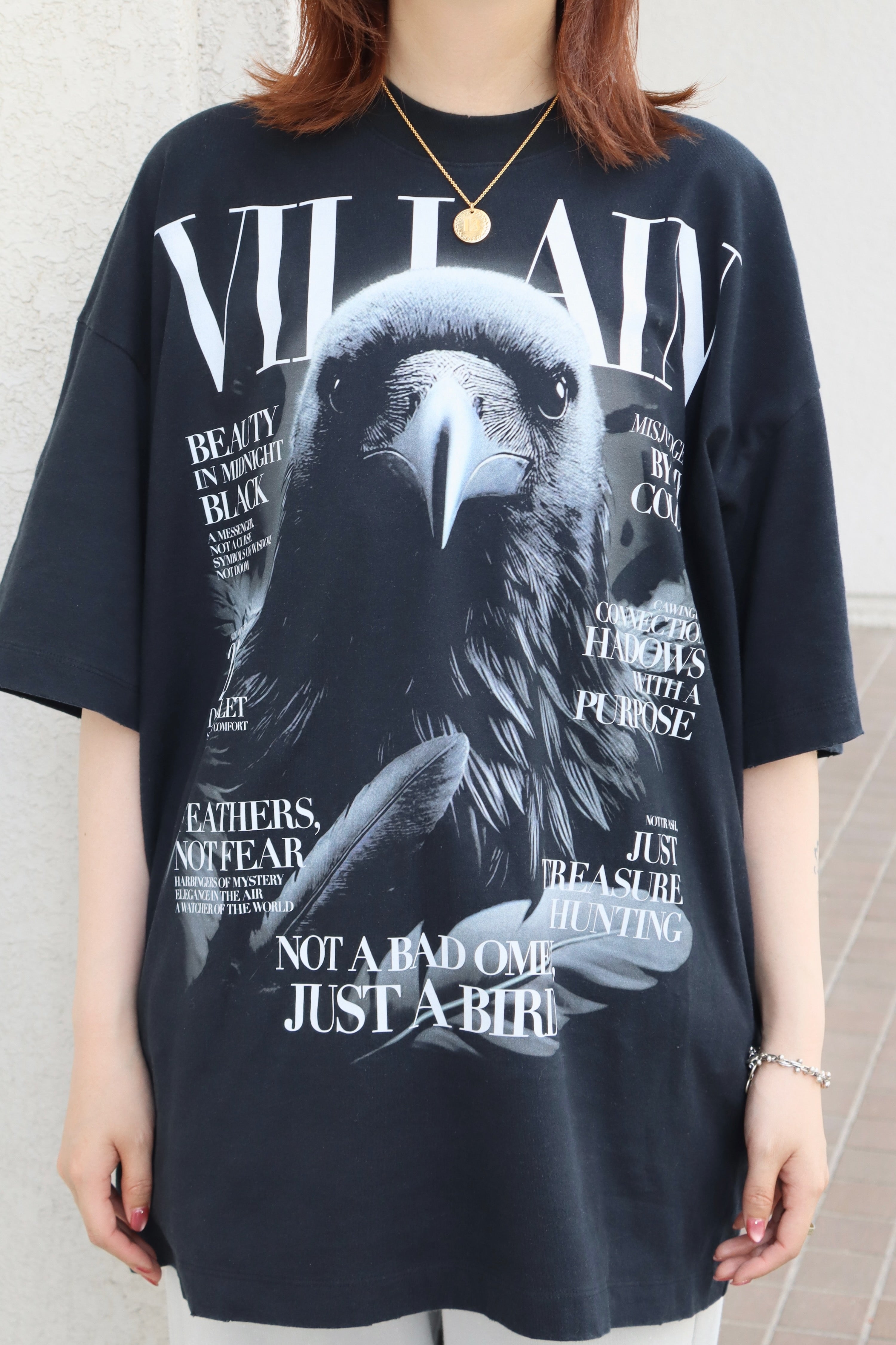 doublet(ダブレット)のVILLAIN COVER PRINT T-SHIRT BLACKの通販 