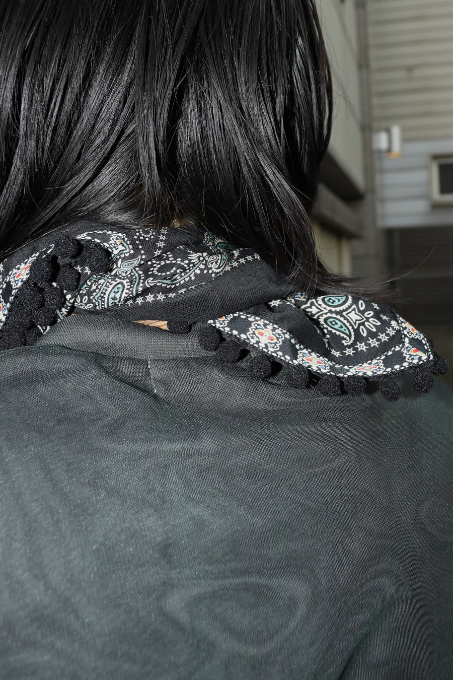 SUGARHILL(シュガーヒル)のPOMPOM BANDANA BLACKの通販｜PALETTE art