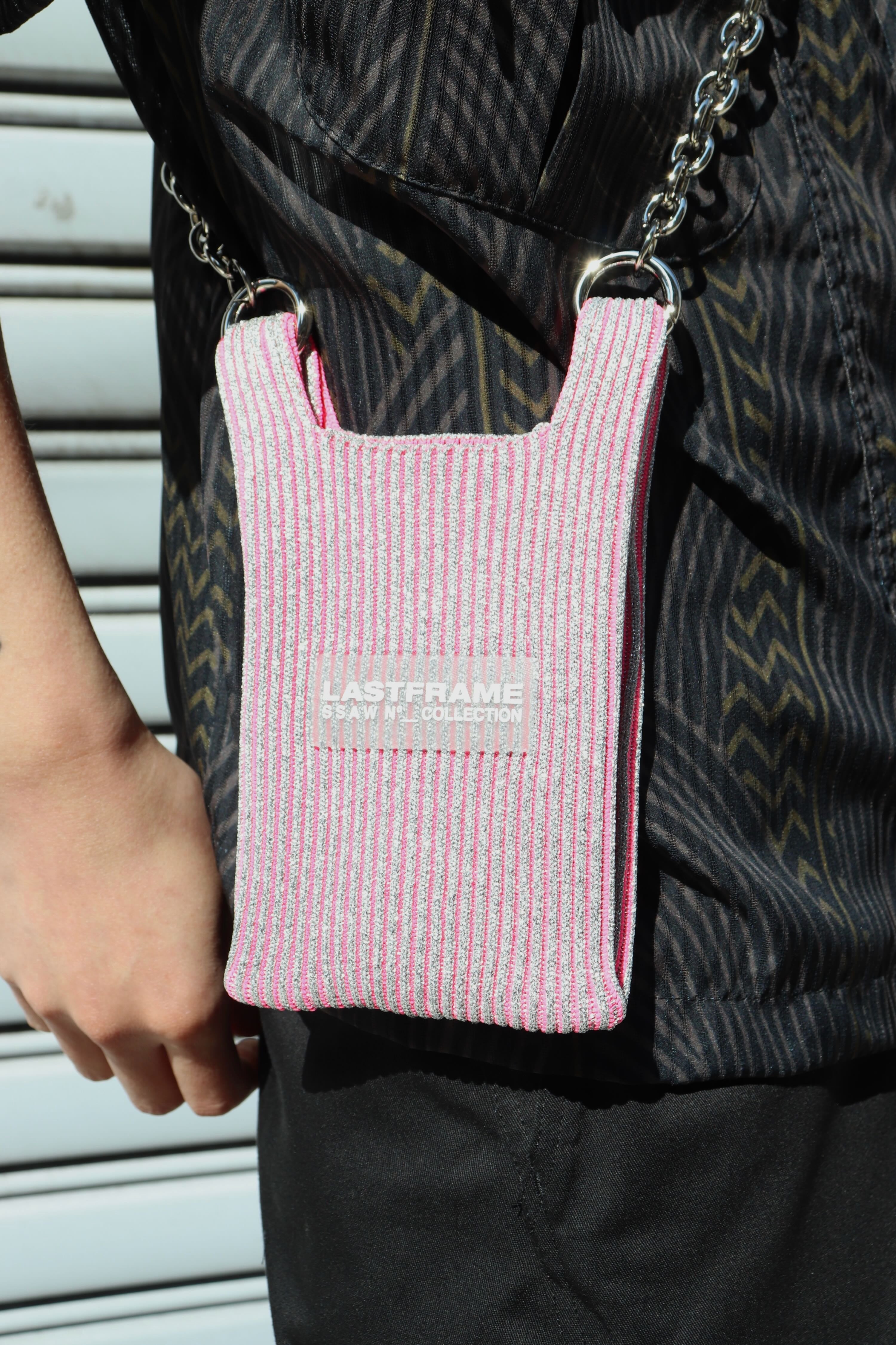 LASTFRAME(ラストフレーム)のKYOTO METALLIC MARKET BAG MICRO SILVER