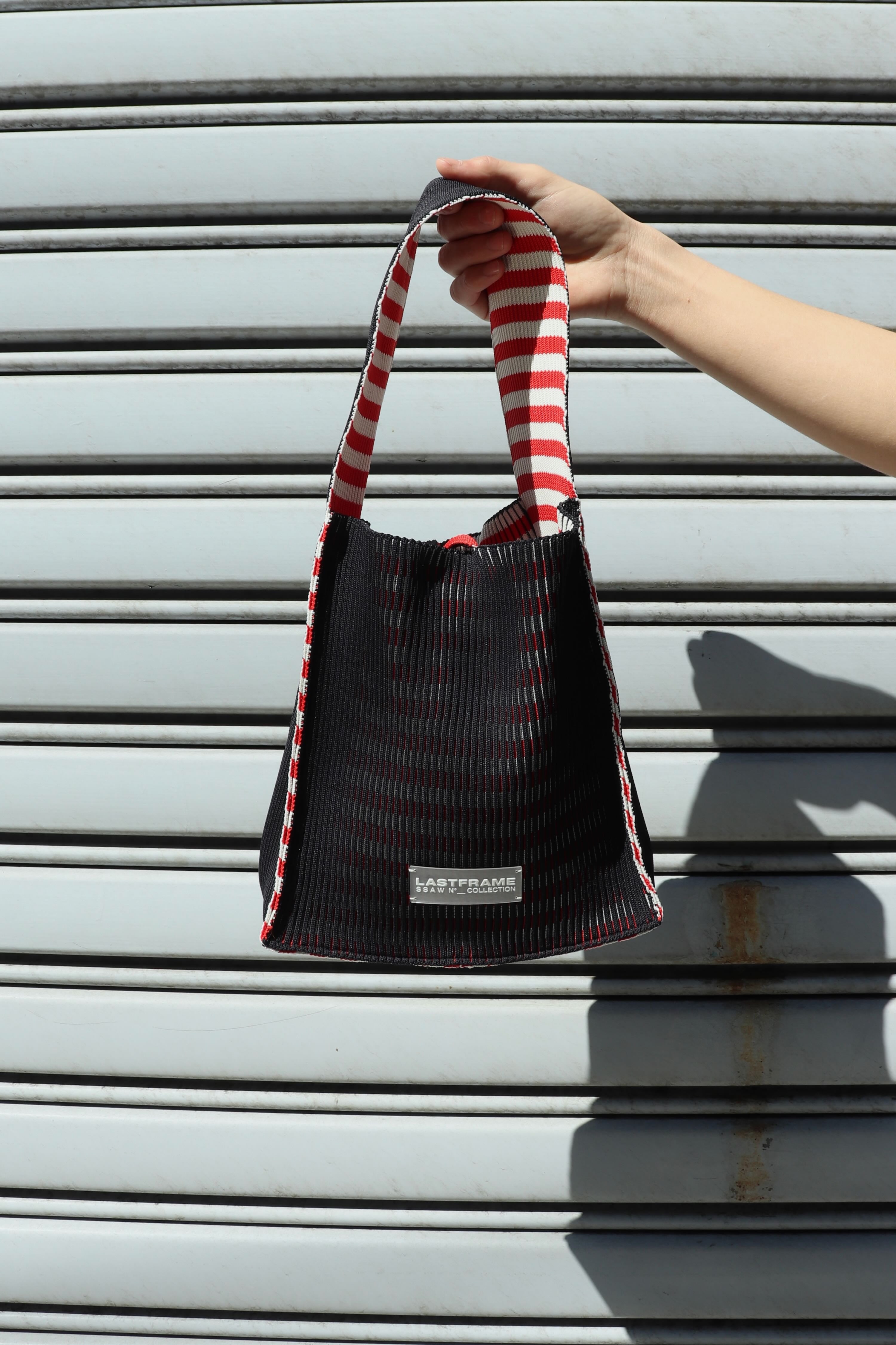 LASTFRAME(ラストフレーム)のKASANE REVERSIBLE TASUKI STRIPED TOTE