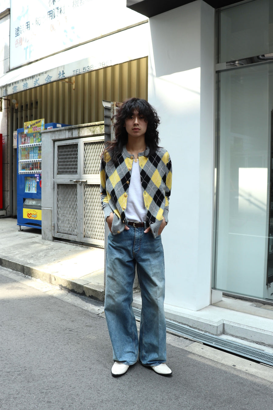 MASU(エムエーエスユー)のDIAMOND SCRAPED CARDIGAN LEMONの通販