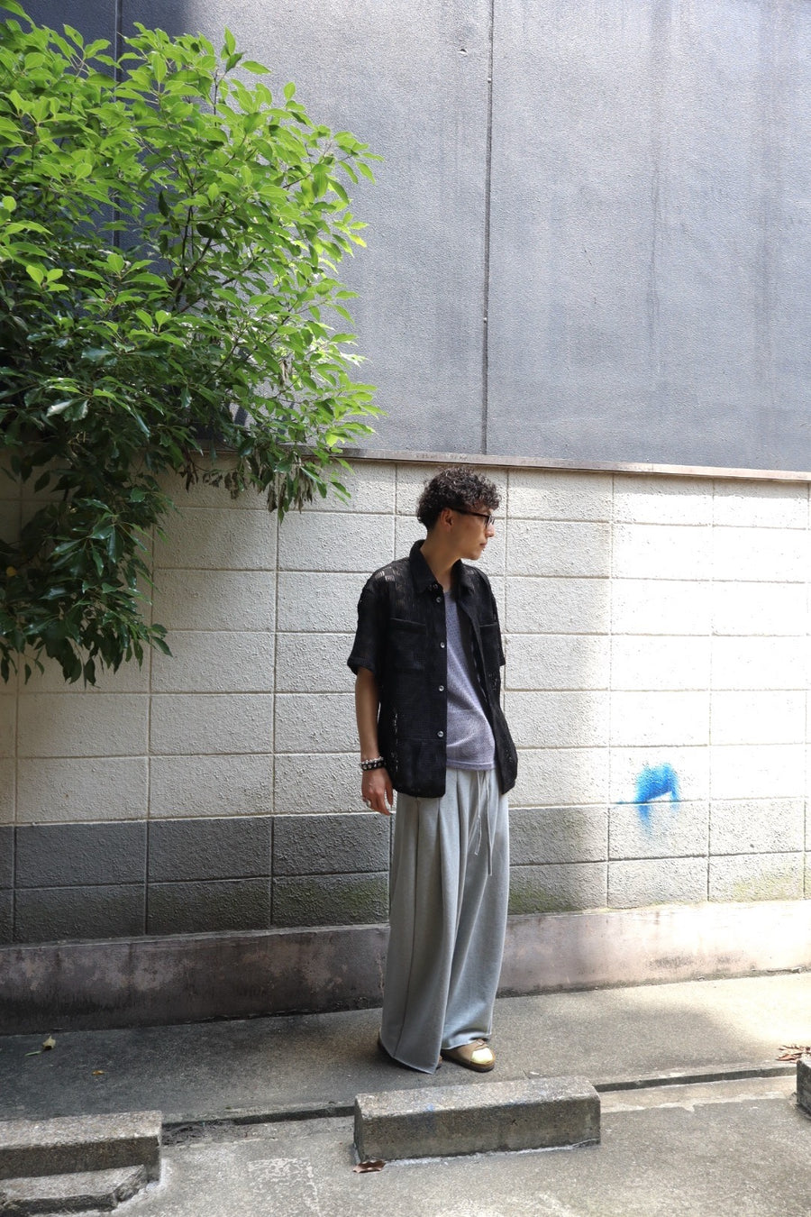 SHINYAKOZUKA  ORDINARY HOME BAGGY-4(HEATHER)