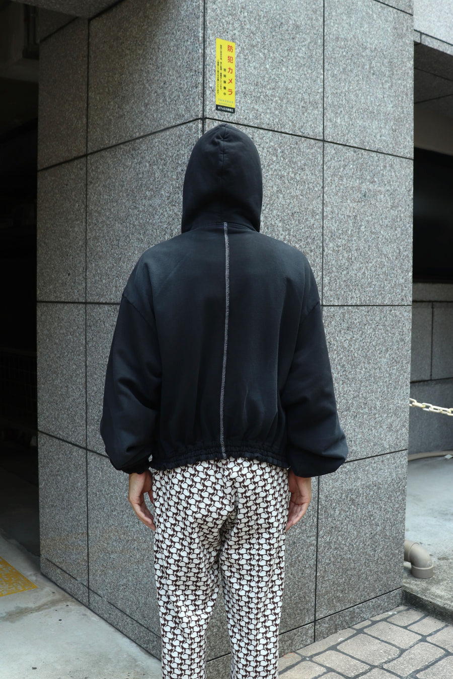 SHINYAKOZUKA  WASHED ORDINARY OLD STYLE ZIP HOODIE(BLACK)