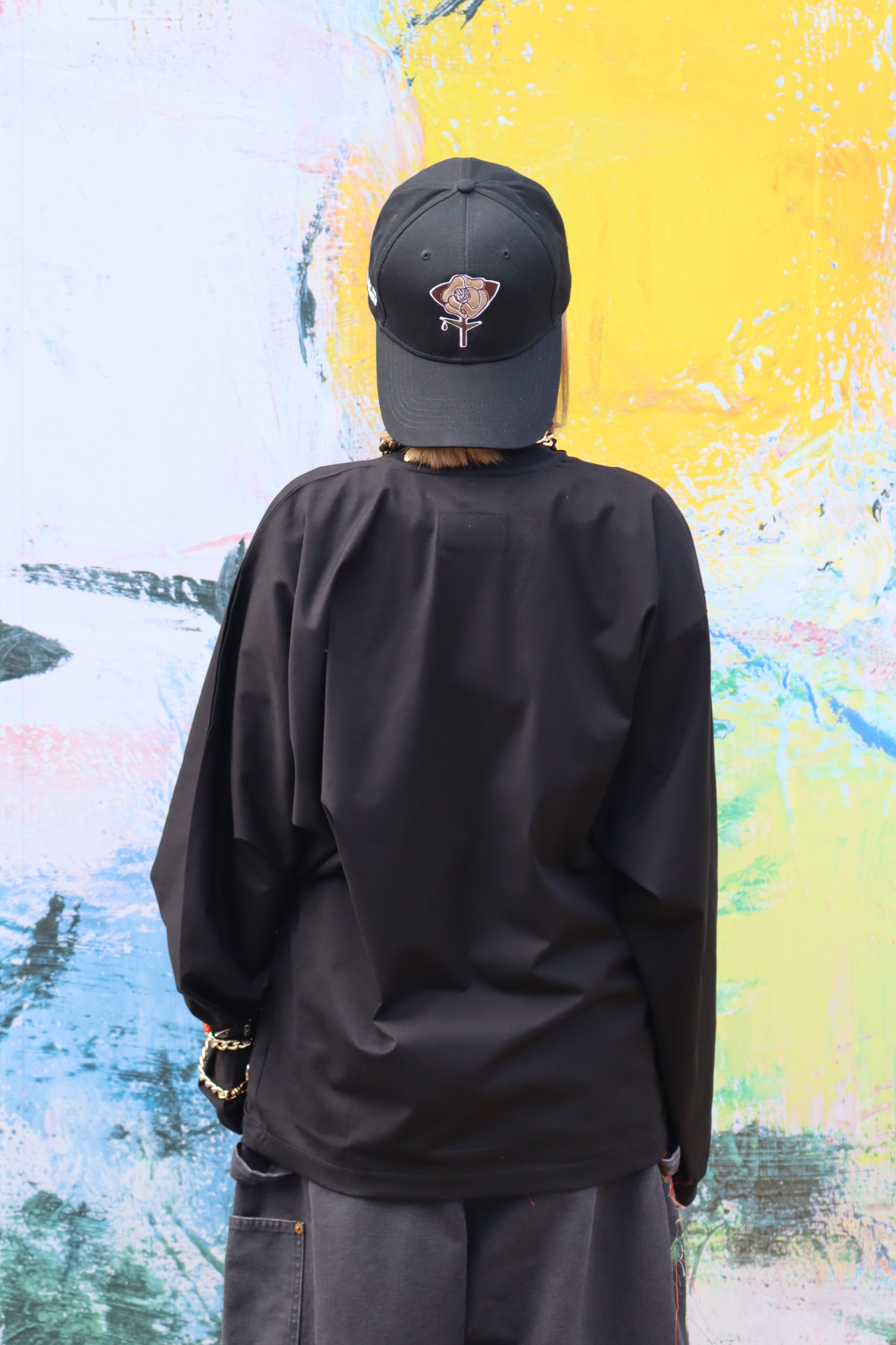 doublet(ダブレット)のAIR GUITAR LONG SLEEVE T-SHIRT BLACKの通販