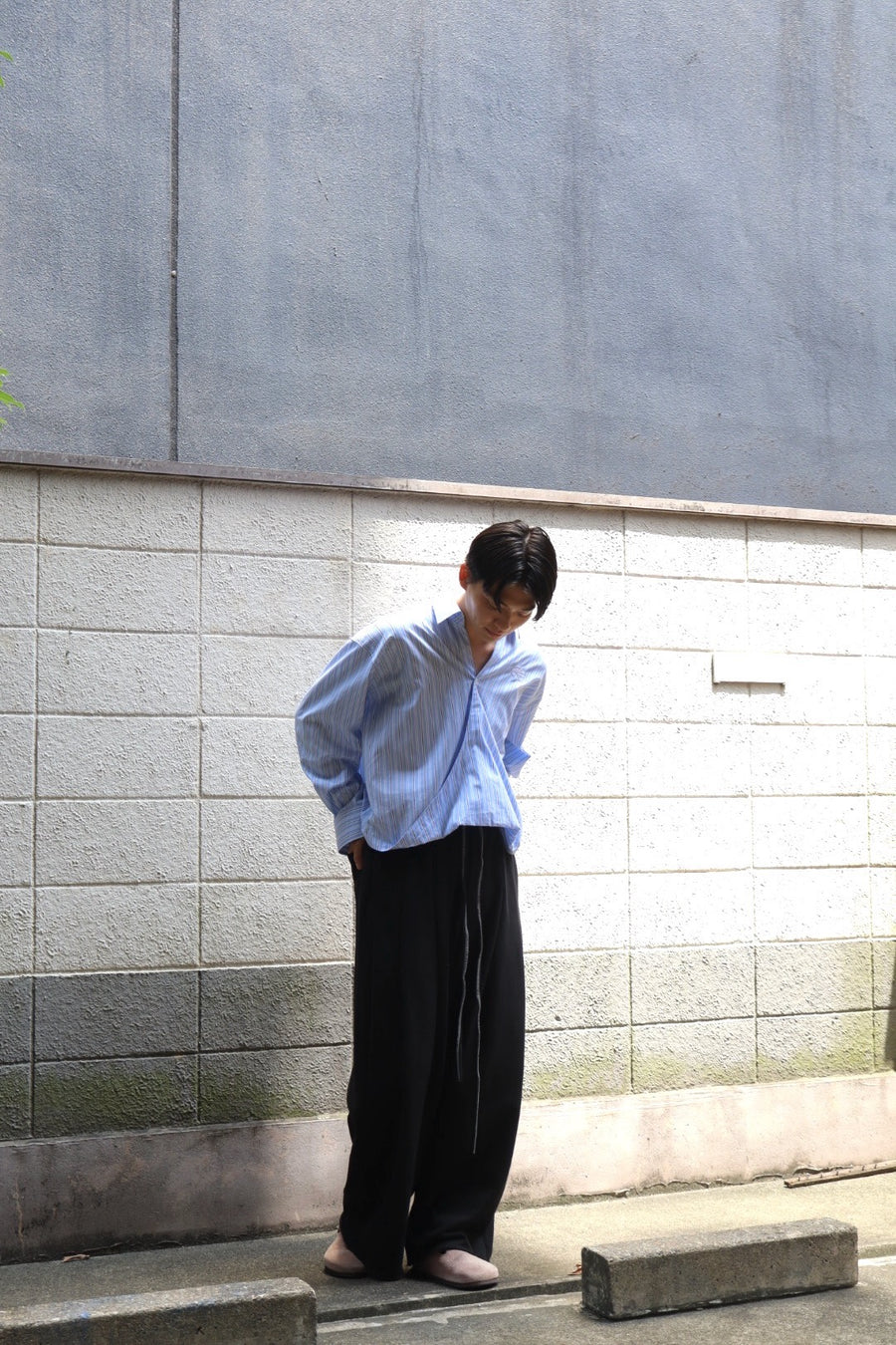 SHINYAKOZUKA  ORDINARY HOME BAGGY-4(BLACK)