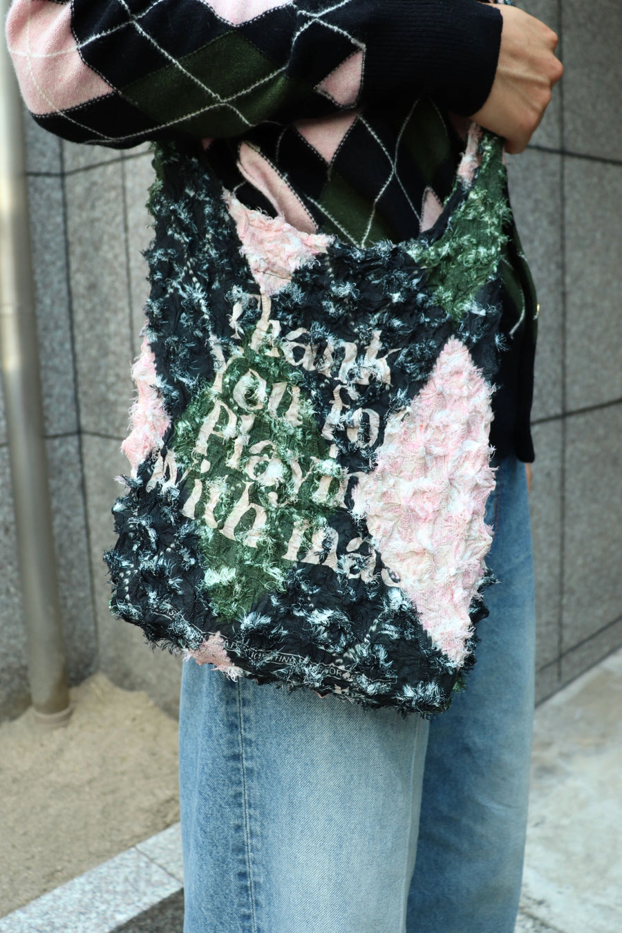 MASU(エムエーエスユー)のSPIKY DIAMOND BAG PEACHの通販｜PALETTE art