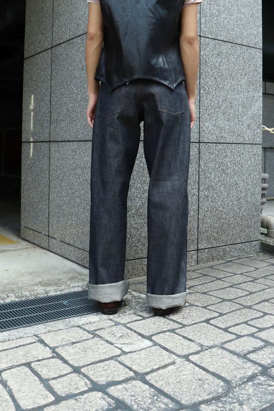 SUGARHILL  MODERN DENIM TROUSERS WIDE CUT