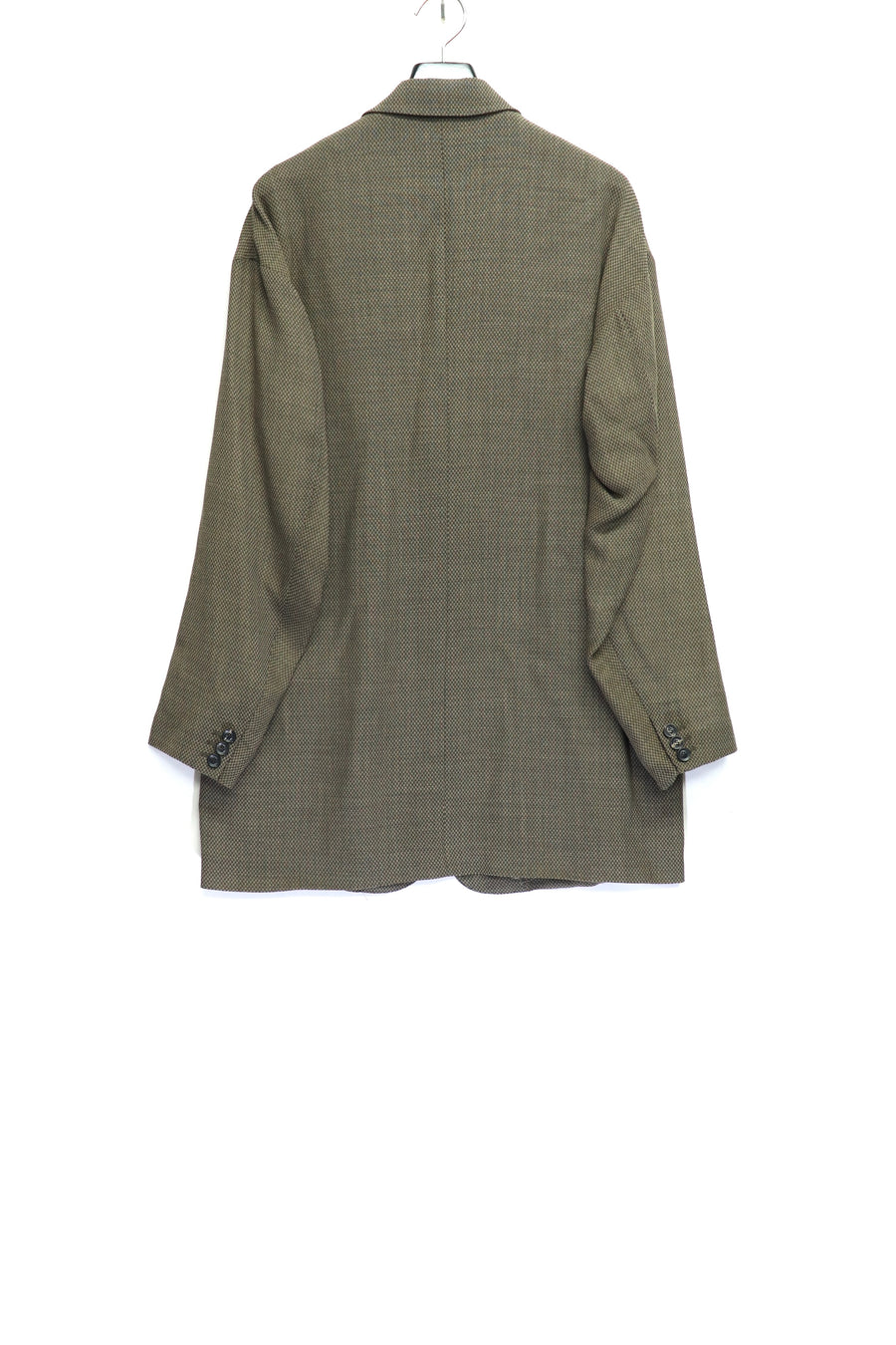 SOSHIOTSUKI  DRAPED DART WOOL SERGE BLAZER(BROWN)