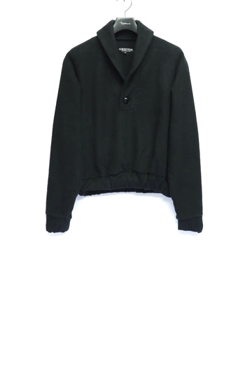 SOSHIOTSUKI  SHAWL COLLAR COTTON FLEECE JACKET