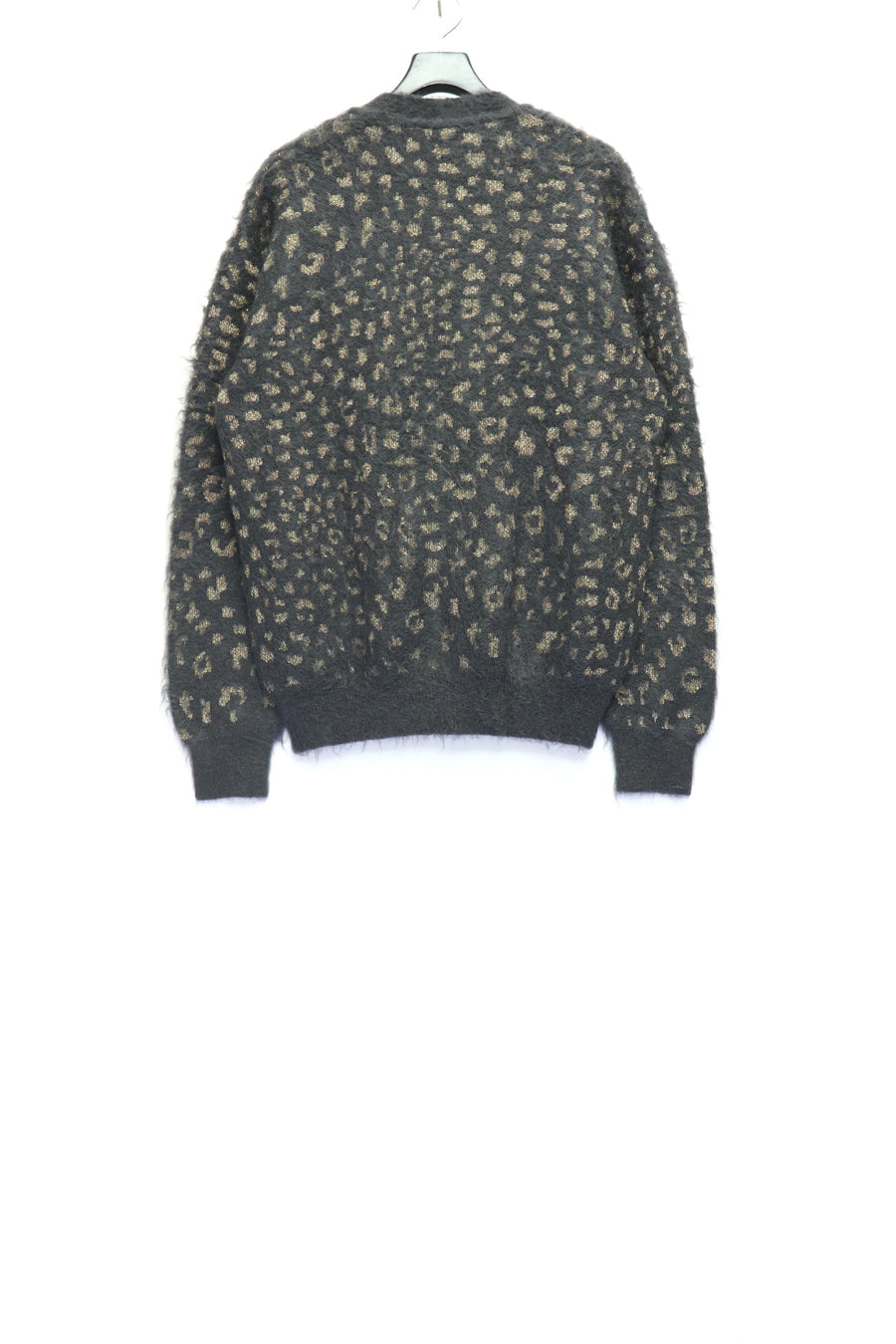 Taiga Igari  Leopard Glitter Cardigan(Charcoal)