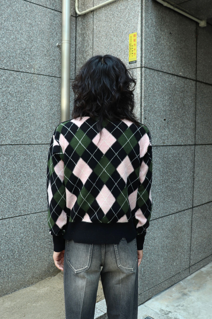 MASU(エムエーエスユー)のDIAMOND SCRAPED SWEATER PEACHの通販