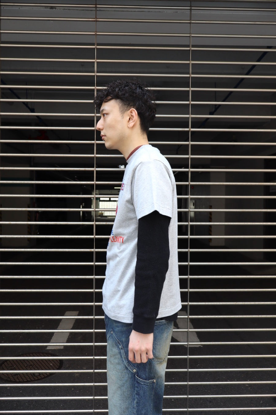 FAF(エフエーエフ)のLabel Tee GRAYの通販｜PALETTE art aliveの