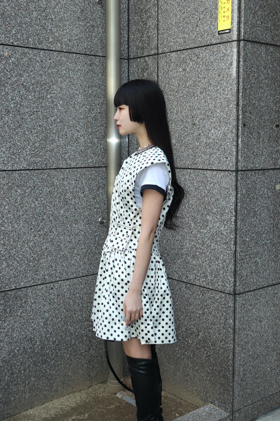 GANNI  Printed Double Satin Corset Mini Dress