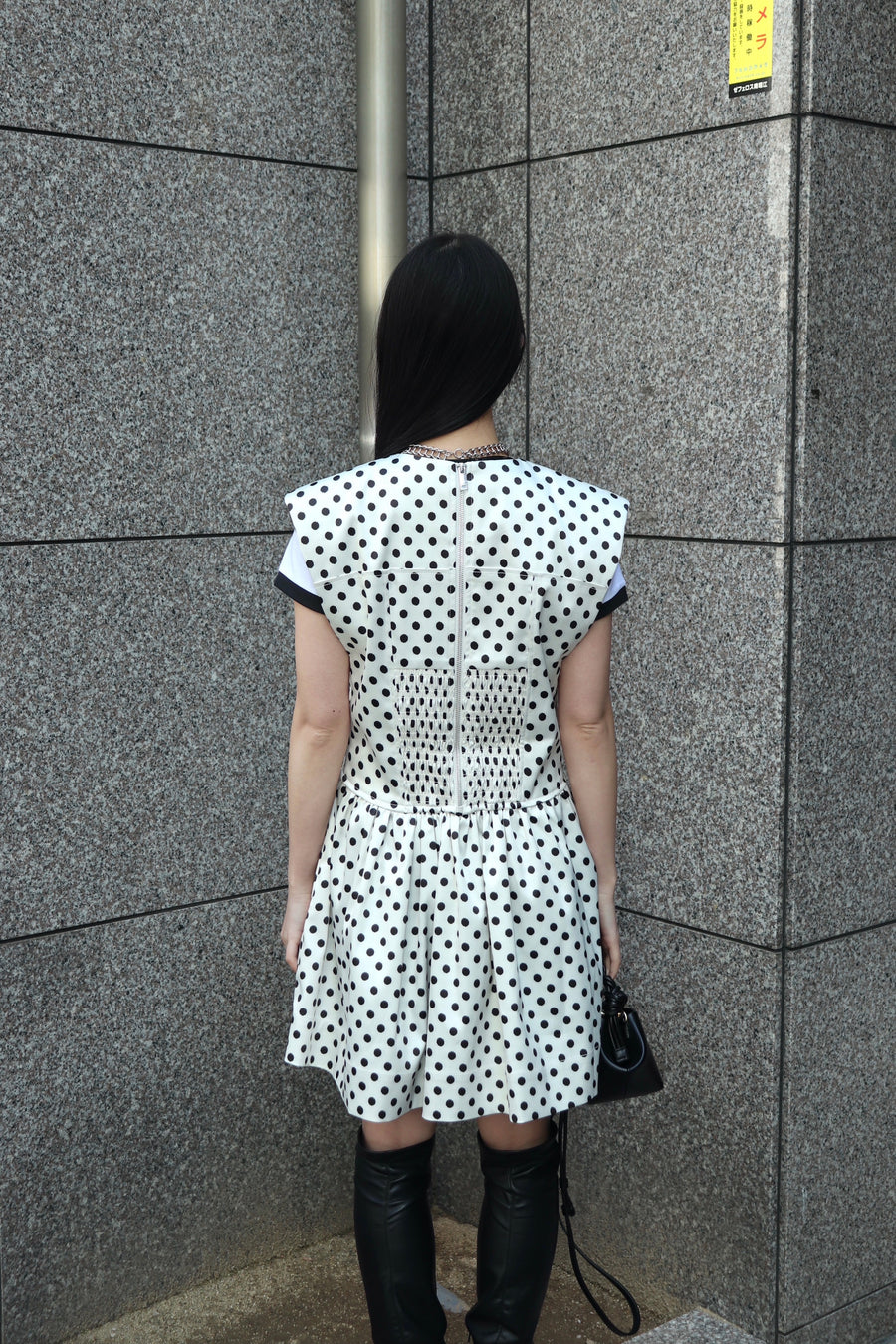 GANNI  Printed Double Satin Corset Mini Dress