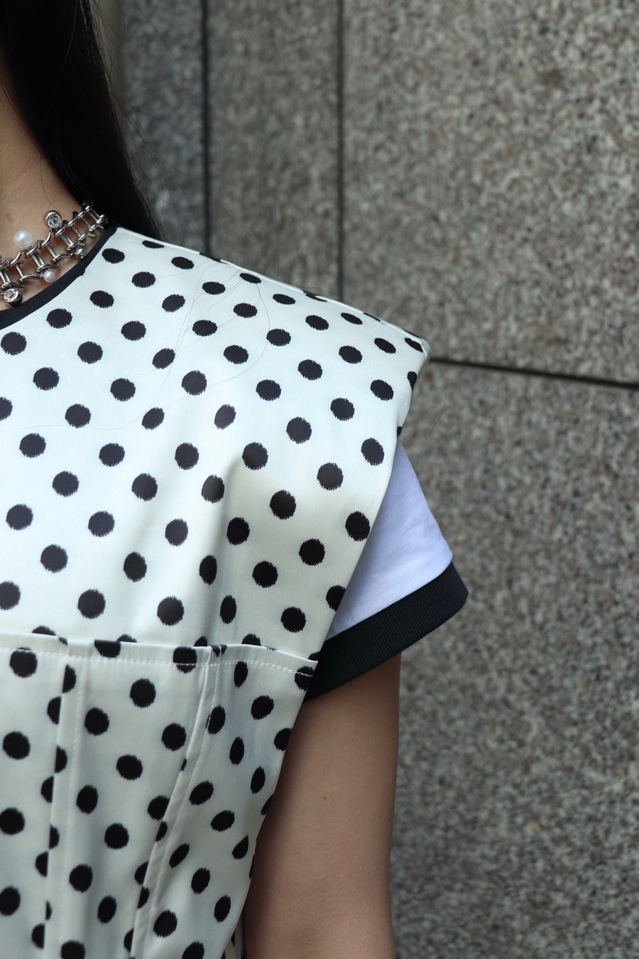 GANNI  Printed Double Satin Corset Mini Dress