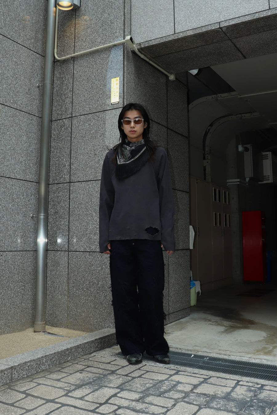 MINUS  Twist Seam Lot.20603T Boro Crust